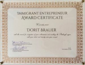 Immigrant Entrepreneur Award