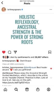Britney Spears Holistic Medicine